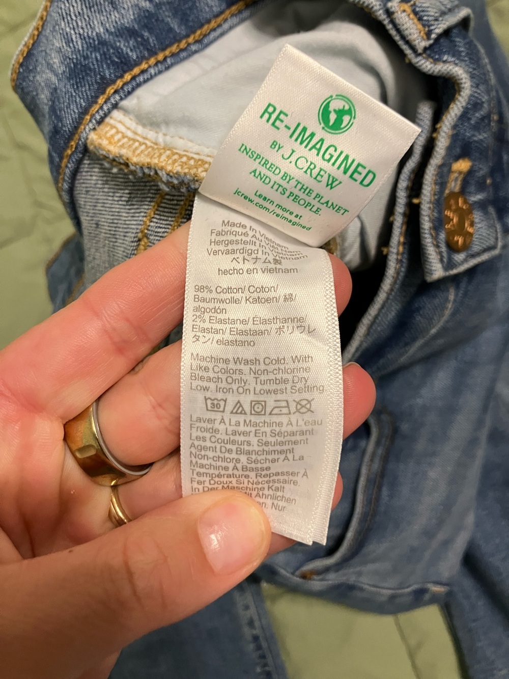 J.Crew Flare Crop Mid Rise Jeans - Picture 5 of 6